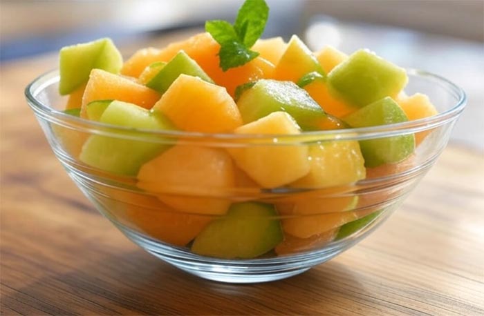 Salade de melon miel