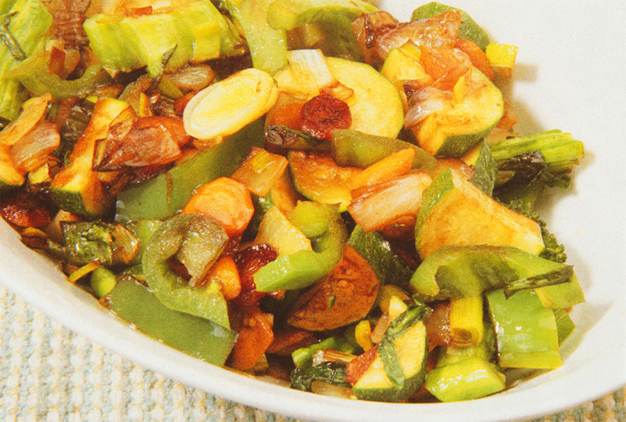 Salade de légumes d'hiver variés