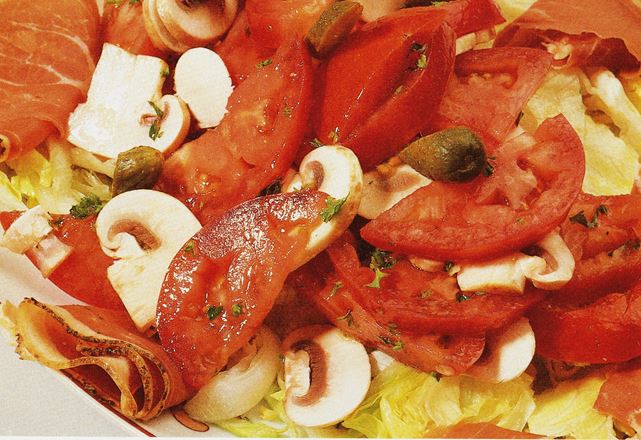 Salade légère aux légumes du jardins